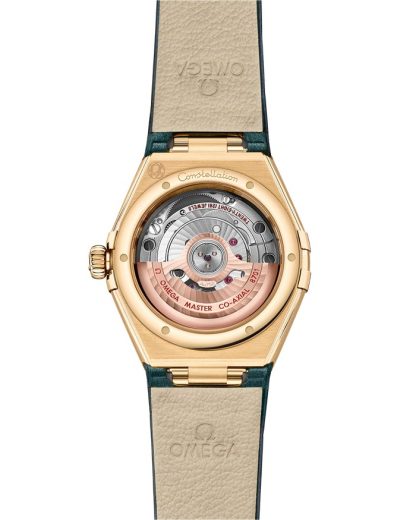 Omega Constellation 29 mm, yellow gold on leather strap 131.53.29.20.58.001 - Image 2