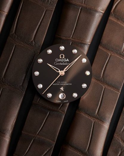 Omega Constellation 36 mm, steel - Sedna™ gold on leather strap 131.28.36.20.63.001 - Image 6