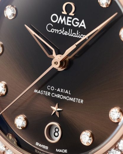 Omega Constellation 36 mm, steel - Sedna™ gold on leather strap 131.28.36.20.63.001 - Image 4