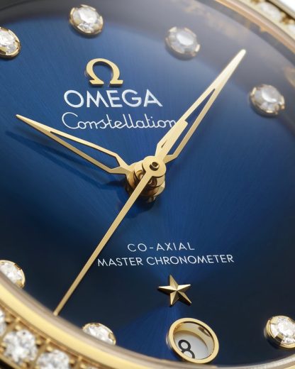 Omega Constellation 36 mm, steel - yellow gold on leather strap 131.28.36.20.53.001 - Image 3