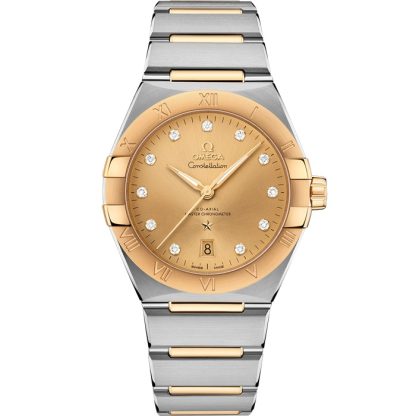 Omega Constellation 39 mm, steel - yellow gold on steel - yellow gold 131.20.39.20.58.001