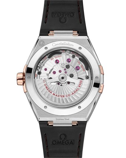 Omega Constellation 41 mm, steel - Sedna™ gold on leather strap 131.23.41.21.11.001 - Image 2