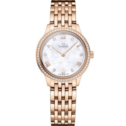 Omega De Ville Prestige 27.5 mm, Sedna™ gold on Sedna™ gold 434.55.28.60.55.001