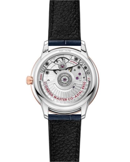 Omega De Ville Prestige 34 mm, steel - Sedna™ gold on leather strap 434.23.34.20.53.001 - Image 2