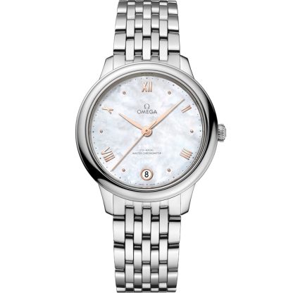 Omega De Ville Prestige 34 mm, steel on steel 434.10.34.20.05.001