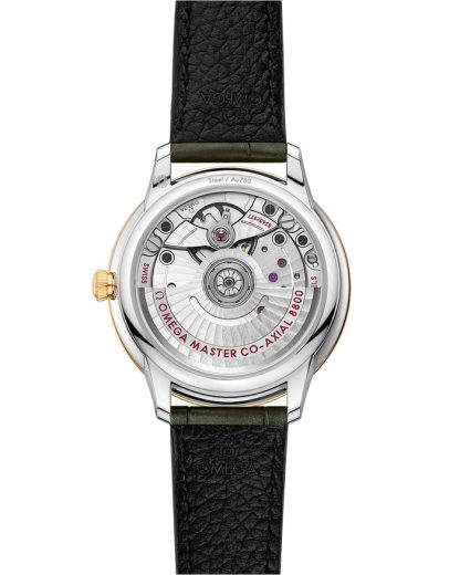 Omega De Ville Prestige 34 mm, steel - yellow gold on leather strap 434.23.34.20.60.001 - Image 2