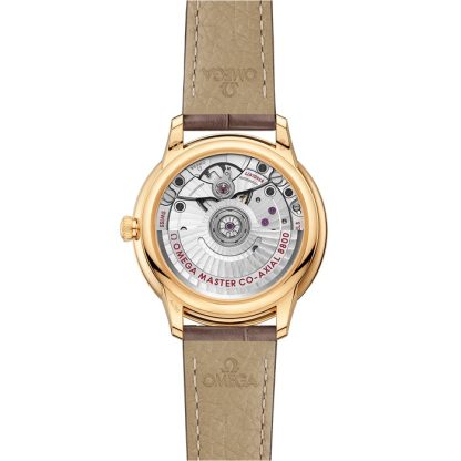 Omega De Ville Prestige 34 mm, yellow gold on leather strap 434.53.34.20.55.002 - Image 2