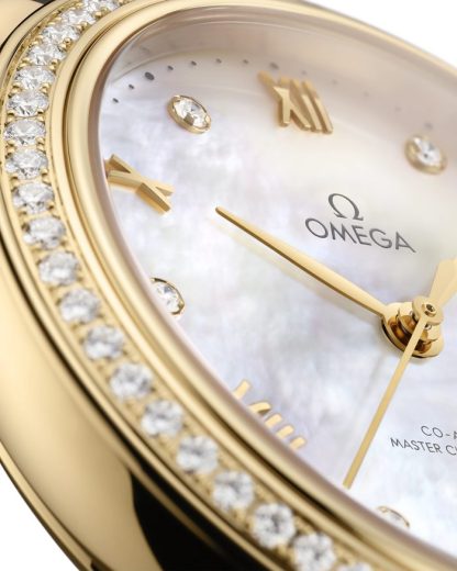 Omega De Ville Prestige 34 mm, yellow gold on leather strap 434.58.34.20.55.002 - Image 3