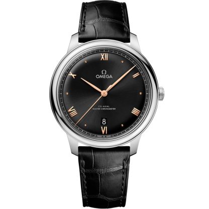 Omega De Ville Prestige 40 mm, steel on leather strap 434.13.40.20.01.001