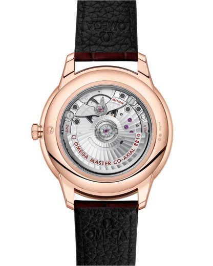 Omega De Ville Prestige 41 mm, Sedna™ gold on leather strap 434.53.41.21.02.001 - Image 2