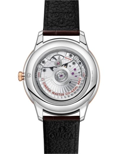 Omega De Ville Prestige 41 mm, steel - Sedna™ gold on leather strap 434.23.41.20.02.001 - Image 2
