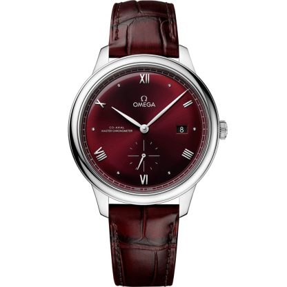 Omega De Ville Prestige 41 mm, steel on leather strap 434.13.41.20.11.001