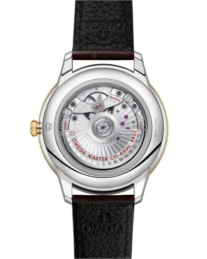 Omega De Ville Prestige 41 mm, steel - yellow gold on leather strap 434.23.41.20.08.001 - Image 2