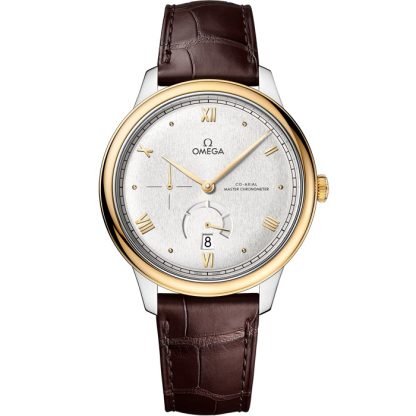 Omega De Ville Prestige 41 mm, steel - yellow gold on leather strap 434.23.41.21.02.001
