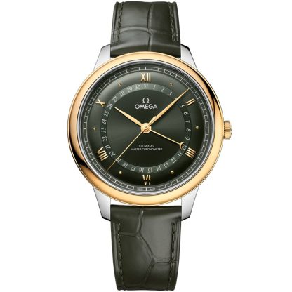 Omega De Ville Prestige 42 mm, steel - yellow gold on alligator 434.23.42.22.10.001