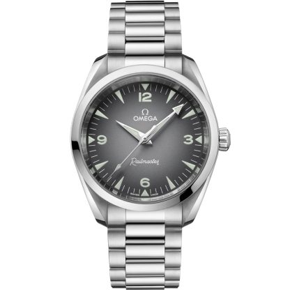 Omega New Seamaster Railmaster 38 mm, steel on steel 235.10.38.20.06.001