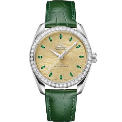 Omega Seamaster Aqua Terra 150M 38 mm, Canopus Gold™ on alligator 220.58.38.20.99.008