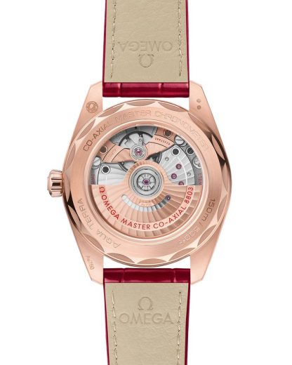 Omega Seamaster Aqua Terra 150M 38 mm, Sedna™ gold on leather strap 220.58.38.20.55.002 - Image 2