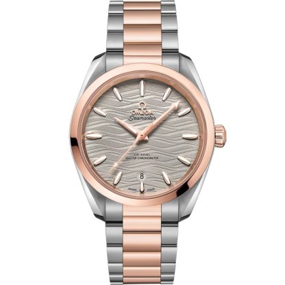 Omega Seamaster Aqua Terra 150M 38 mm, steel - Sedna™ gold on steel - Sedna™ gold 220.20.38.20.06.001