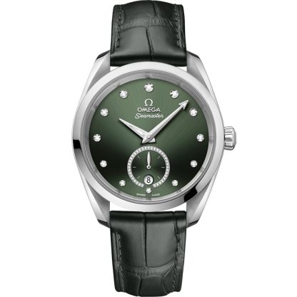 Omega Seamaster Aqua Terra 150M 38 mm, steel on leather strap 220.13.38.20.60.001