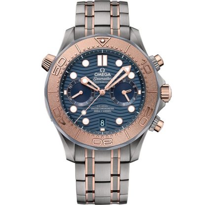 Omega Seamaster Diver 300M 44 mm, titanium - tantalum - Sedna™ gold on titanium - tantalum - Sedna™ gold 210.60.44.51.03.001