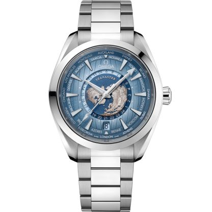 Omega Summer Blue Seamaster Aqua Terra 150M 43 mm, steel on steel 220.10.43.22.03.002